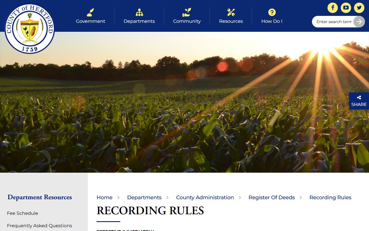 Hertford County probate records Register of Deeds land record relevance